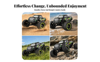 1/16 RC Pickup Crawler Knobby Tires Wireless-Controlled off-Road Truck 4x4 off-Road RC Truck Independent Shock Absorption System
