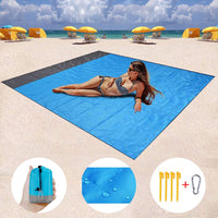 Portable Waterproof Picnic Blanket - Foldable, Tear-Resistant, Sand-Proof Mat for Outdoor Camping & Beach