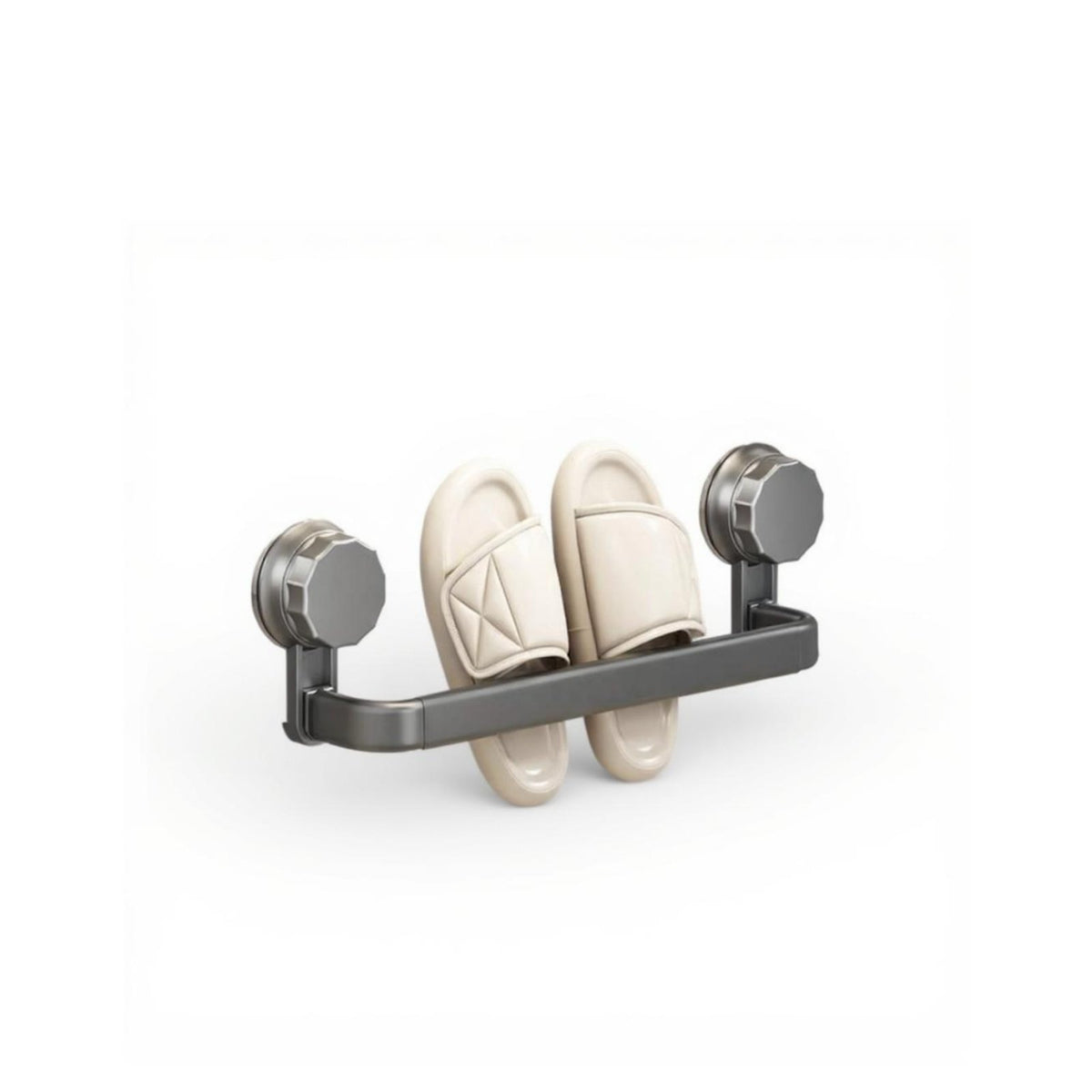 Suction Wall Mounted Slipper Rack Shoe Organizer