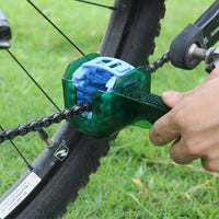 CYLION Bicycle Chain Scrubber, Crankset Hook Brush, Flywheel Cleaning Tool Kit