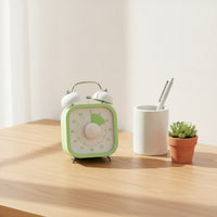 Easy to Use Mechanical Kitchen Timer Portable Kitchen Timer with Alarm Compact Clear for Teachers, Study Desk