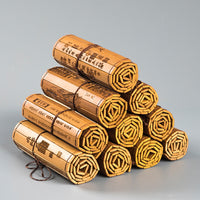 Chinese Bamboo Slip Scripture Scrolls for Calligraphy and Home Decor