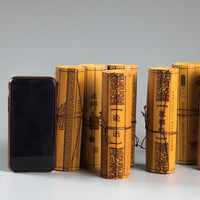 Chinese Bamboo Slip Scripture Scrolls for Calligraphy and Home Decor