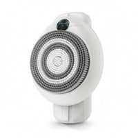 Wall Mounted Back Scrubber Adjustable Height Back Scrubber with Detachable Brush Heads Rechargeable Appliance for Elderly, Washroom