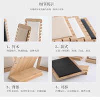 Bamboo & Wood Jewelry Display Stand for Necklaces, Earrings, and Pendants