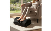 Soft Ergonomic Footrest with Adjustable Height Soft Foldable Footrest Cushion Portable Foot Rest Pillow Supportive for Office Workers, Students, Travelers, Desk, Travel