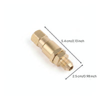 Anti-Tangle Pressure Washer Swivel Joint Compact Pressure Washer Hose Swivel Joint Shiny Finish Power Tool Part Gold-Colored