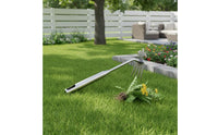 Weeding Rake Rust-Resistant Unwanted Plant Rake Unwanted Plant Pulling Tool Heavy-Duty Hand Weeder Portable for Gardeners