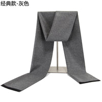 Men's Winter Thickened Imitation Cashmere Scarf for Middle-Aged and Elderly