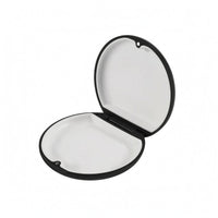 Textured Tray Clamshell Retainer Case Wavy Surface Aligner Case Hard Shell Orthodontic Storage Box Compact