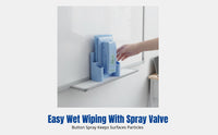 Magnetic Whiteboard Eraser, Spray Cleaning, Removable Cloth, High Absorption, Classroom Office