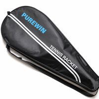 Thickened Cloth Adult Tennis Racket Bag Lightweight Tennis Racquet Bag Padded Teardrop Racket Case Large Pocket for Adults