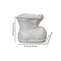 Treaded Sole Lace-up Boot Planter Compact Boot Planter Decorative for Desk
