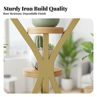 Comes with casters Multi-Tier Rolling Plant Stand Floor-Standing Wheeled Heartpattern Flower Rack Space-Saving Garden Accessory sturdy Duty for Gardeners, Homeowners, Florists