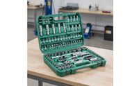 Mechanics Tool Set Organized Socket and Ratchet Set Portable Mechanics Kit for Vehicle Proprietors, Home Handymen, Garage, Home Workshop