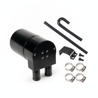 Black Oil Catch Can Kit Aluminum Oil Catch Tank with Hoses Compact Automotive Part Durable for Mechanics