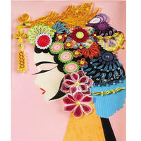 A3 Quilling Paper Art Starter Kit with Outline Templates and Paper Strips