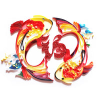 A3 Quilling Paper Art Starter Kit with Outline Templates and Paper Strips