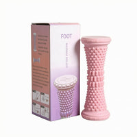 Foot Massage Roller Raised-Point Textured Foot Roller Wellness Tool Cylindrical Hard Plastic