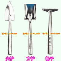 Mini Stainless Steel Succulent Garden Tool Set - Shovel, Rake, Spade for Potted Plants