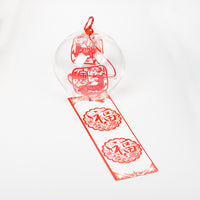 Zodiac Animal Glass Wind Chime for Home Decor and Gifts
