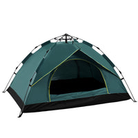 Kuxing Outdoor Automatic Pop-Up Camping Tent for 2-4 People, UV Protection, Quick Setup