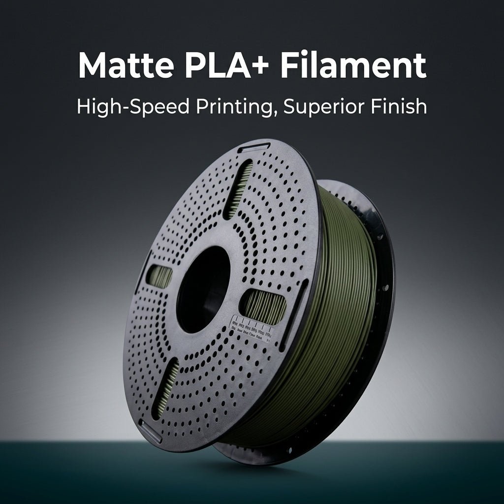 Polymer enhanced 1.75mm Matte Finish for High Speed Printer, BambuLab Compatible Spool 1kg, Rapid Prototyping Material for Makers