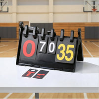 Portable Scoreboard with Easel Stand Tabletop for Referees, Coaches