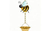 Bee Rain Chain Easy to Install Bee Hanging Decor for Outdoor