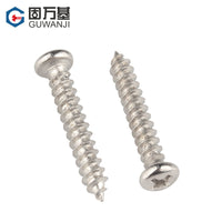 Nickel-Plated Phillips Pan Head Self-Tapping Screws for Electronics