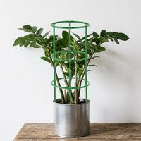 Green Fiberglass Plant Support Trellis, Stackable 3 Arm Trellis for Vining Plants, Weather Resistant Climbing Plant Support for Pots