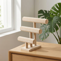 Upright Bar Bracelet Display Stand Three-Tier Bracelet Display Stand Vertical for Dressing Room, Boutique, Craft Show
