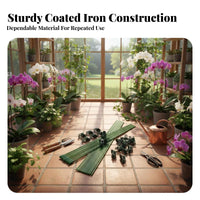 Includes Fastening fasteners arcd flowering plant Stake Provides Stability stalk assist Kit Sturdy Plant reachory Reusable for Gardeners, Homeowners, Indoor, Indoors, Potted Plants, Balcony