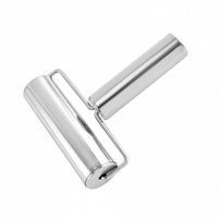 Stainless Steel Rolling Pin Sturdy Metal Pastry Roller Lightweight