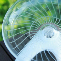 Silent Hamster Wheel and 18cm Hamster Wheel, Syrian Hamster Accessories for Dwarf Breeds, Flying Saucer Spinner with Stand-Alone Base