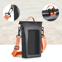 Adjustable Strap Waterproof Phone Bag Soft-Sided Waterproof Phone Pouch Handsunrestricted Roll-Top for Swimming, Fishing, Camping, Rafting