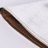 Silver Aluminum Foil Apron Lustrous Heat-Resistant Apron Reflective Safeguarding Clothing Sleeveless