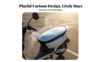 Sun Protection Electric Scooter Seat Cover Elastic Straps Motorcycle Sunshade Cushion Easy Installation for Commuters, Adults, Summer Riding