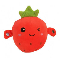 Interactive Fruit Stuffed Toy Fuzzy Music Beat Stuffed Toy Cartoon Face Soft Feel