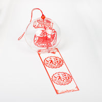Zodiac Animal Glass Wind Chime for Home Decor and Gifts