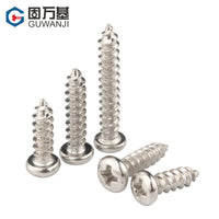 Nickel-Plated Phillips Pan Head Self-Tapping Screws for Electronics