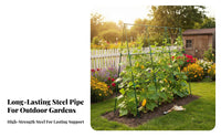 A-Shaped Support Cucumber Trellis Heavy Duty Cucumber Trellis Kit Sturdy Vegetable Climbing Rack for Home Growers, Gardeners, Backyard, Greenhouse