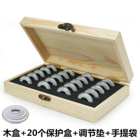 Wooden Commemorative Coin Storage Box for 20 Coins - Year of the Pig & 40th Anniversary of Reform and Opening Up