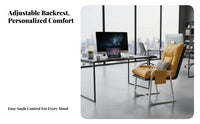 Can Lie Flat Reclining Rest Chair Ergonomic Design Zero Weightless Recliner Full Body Support Indoor Furniture High Load Capacity for Office Workers, Students, Seniors, Dorm Room, Bedroom