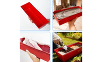 Rectangular Paint Scraper Box Deep Scraper Box with Blade Lightweight Easy-to-Clean for Painters, Decorators, DIYers, Painting, Renovation, Wall Repair