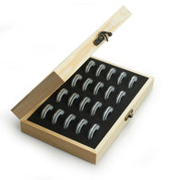 Wooden Commemorative Coin Storage Box for 20 Coins - Year of the Pig & 40th Anniversary of Reform and Opening Up