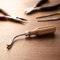 Piano String Hanging Hook Professional Piano String Hook Ergonomic Curved for Instrument Repairers, Repair Shops
