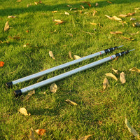 Telescopic Aluminum Tent Poles for Outdoor Camping Tarps and Awnings, Portable Support Rods