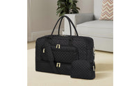 Travel Duffel Bag with Toiletry Pouch Large for Weekend Trips, Overnight Stays