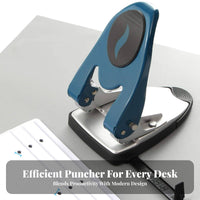 Two-Hole Puncher Metal Construction Two-Hole Paper Punch 50 Sheet Paper Puncher for Teacher, School, Classroom